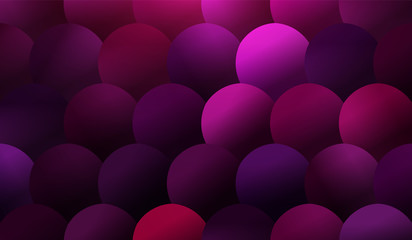 Deep Colored Pink and Purple Circles Bacdrop