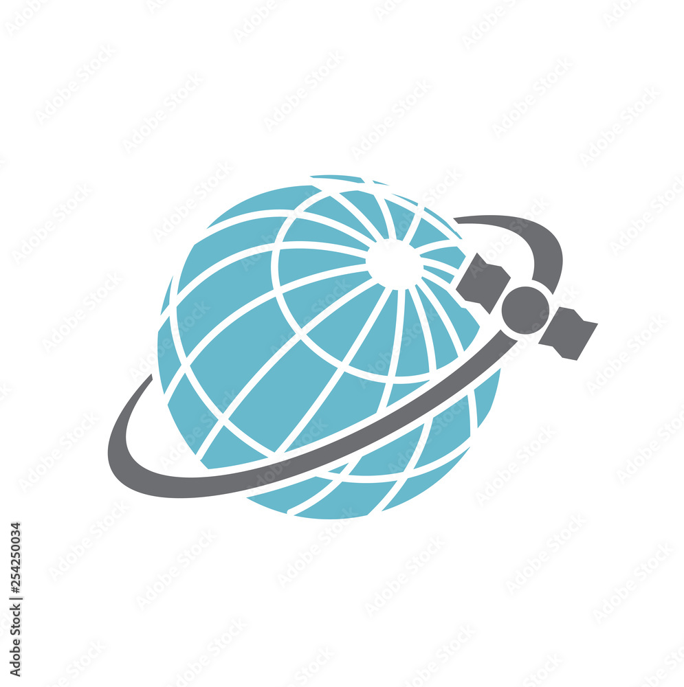 Poster globe related icon on background for graphic and web design. simple vector sign. internet concept sy