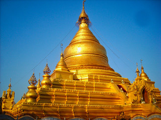 an old buddha temple in vietnam