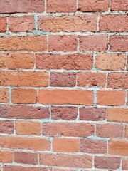 Obraz premium the bricks of the wall of an old house 