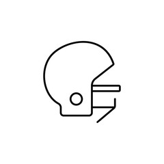 American, football, helmet, icon. Modern American USA vector icon - Vector. Can be used for web, mobile and infographic