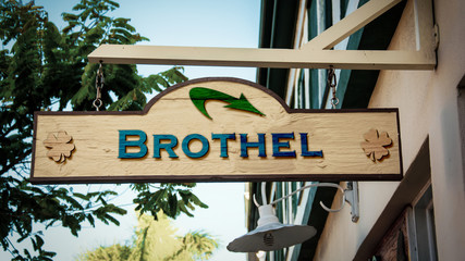 Sign 342 - Brothel