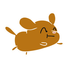 cartoon kawaii of a cute dog