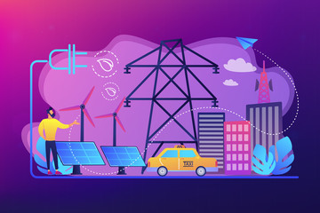 Obraz premium Alternative fuel concept vector illustration.