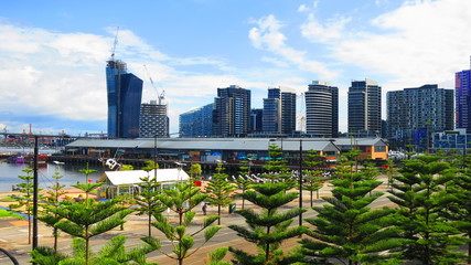 Melbourne Docklands in Australia