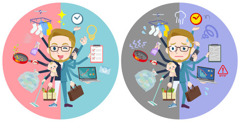 blond hair businessman_mulch task switch