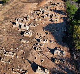 Abandoned Muslim graveyard 