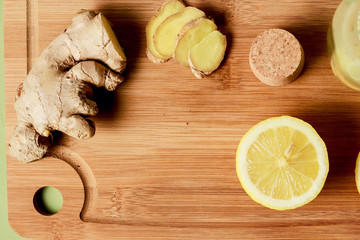 Ginger and lemon.