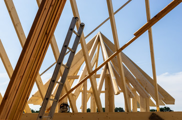 Architektur eines neuen Daches