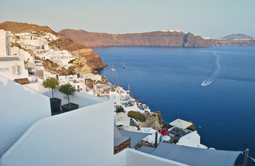   Santorini island, Greece.