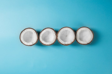 Coconut background tropical concept.