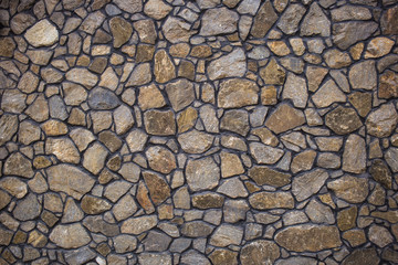 Texture of a stone wall. Old castle stone wall texture background. Part of a stone wall, for background or texture