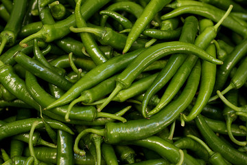 Green and green pepper and tasty green
