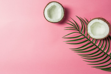 Coconut background tropical concept.