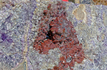 Amethyst druse