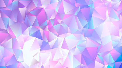 Fototapeta premium Pastel Bright Purple Low Poly Backdrop Design