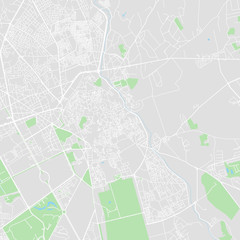 Obraz premium Downtown vector map of Marrakech, Morocco