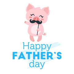 Father day greeting card template