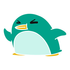 cartoon kawaii of a cute penguin