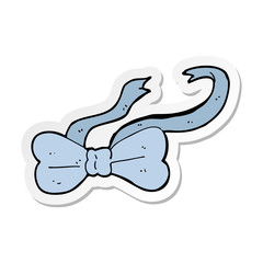 sticker of a cartoon bow tie