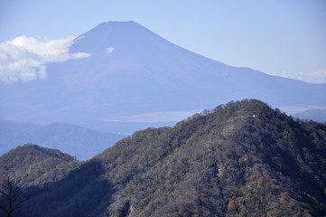 富士山と檜洞丸