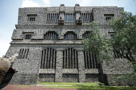 Exterior Of The Anahuacalli Museum, Crated By Diego Rivera, Mexico City, Mexico.