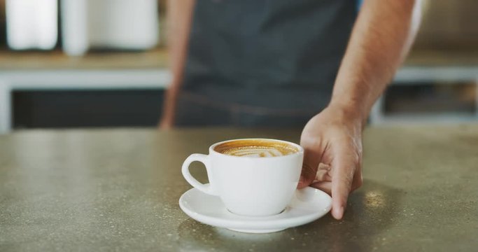 Your latte is ready
