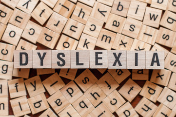 Dyslexia word concept