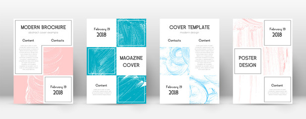 Fototapeta na wymiar Cover page design template. Business brochure layo
