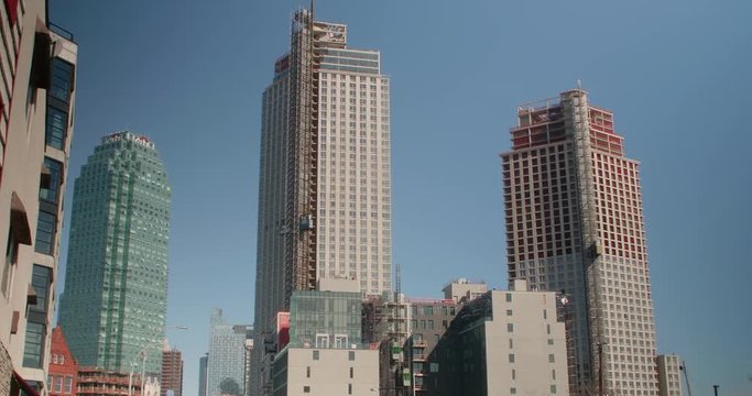 Construction projects being built, adding to the downtown  on the Long Island City skyline.