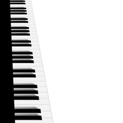 Monochrome Piano Background