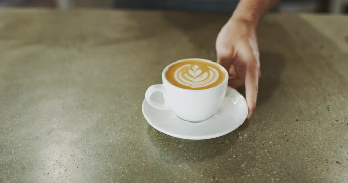 Your latte is ready