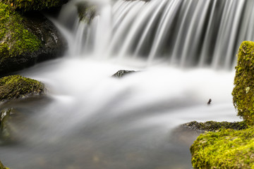 Flowing motion of Waterfall
