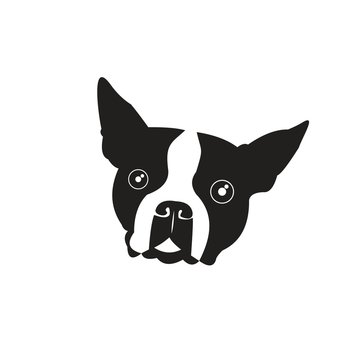 cute doggy logo vector