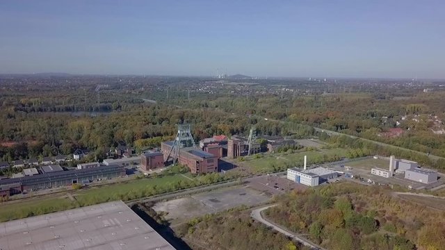 Drone Fly Over Halde Hoheward in Herten