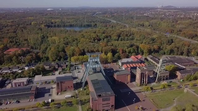 A Fly over Halde Hoheward in Herten.