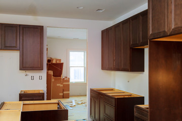 Assembling on kitchen cabinets remodel furniture installation cabinet
