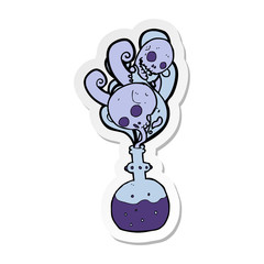 sticker of a cartoon potion