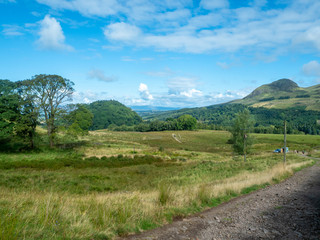 Fototapeta premium beautiful countryside lowlands of scotland