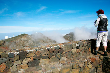 Aussichtspunkt am Roque de los Muchachos