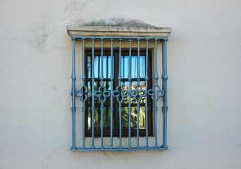 Traditional Spanish window in Zafra, Badajoz, Spain