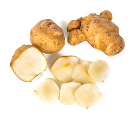 jerusalem artichoke isolated
