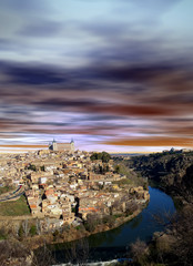 Fototapeta na wymiar Toledo Spain, the city of