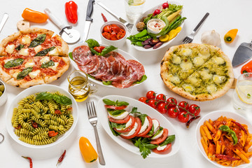 Obraz na płótnie Canvas 典型的なイタリア料理　Typical Italian cuisine