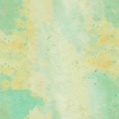 Fototapeta na wymiar Seamless texture. Emerald color background painted with watercolor. Abstract watercolor background. Hand painted illustration.