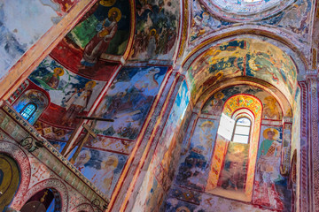 Interior of Gelati Monastery near Kutaisi, Georgia
