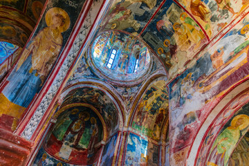 Interior of Gelati Monastery near Kutaisi, Georgia