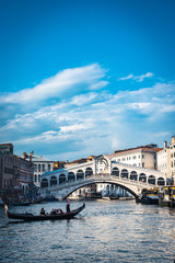 Obraz premium Venecia Italia, ciudad del amor y las gondolas.