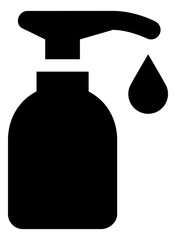 Lotion Soap Dispenser Vector Icon