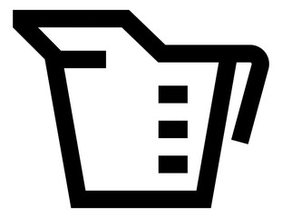 Measuring Cup Vector Icon
